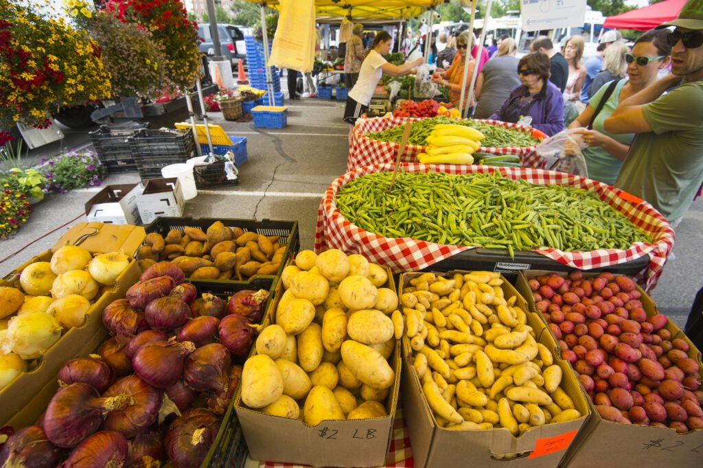 The Cherry Creek Farmers Market In Denver