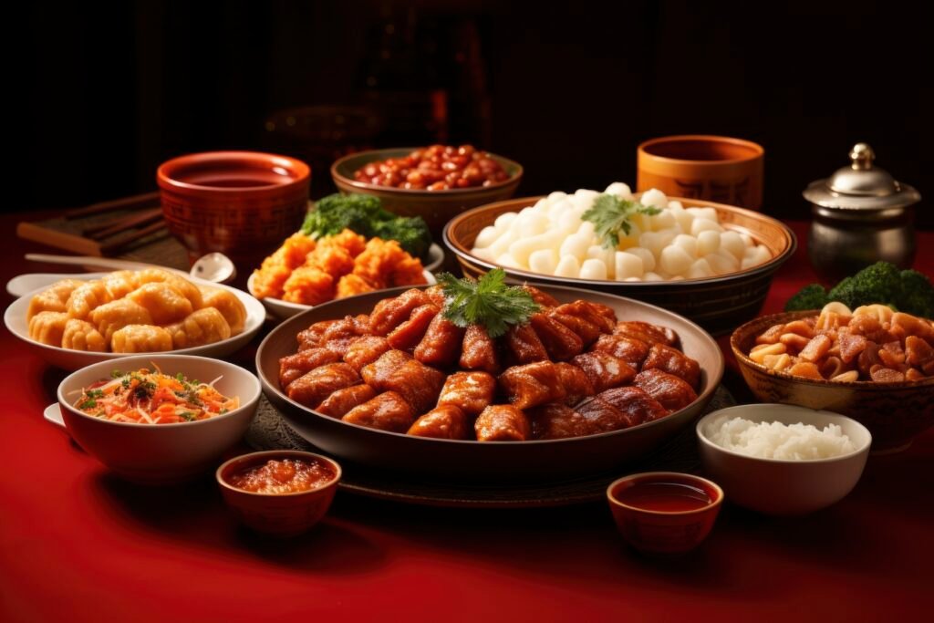 chinese-new-year-reunion-dinner-scene-with-delicious-food