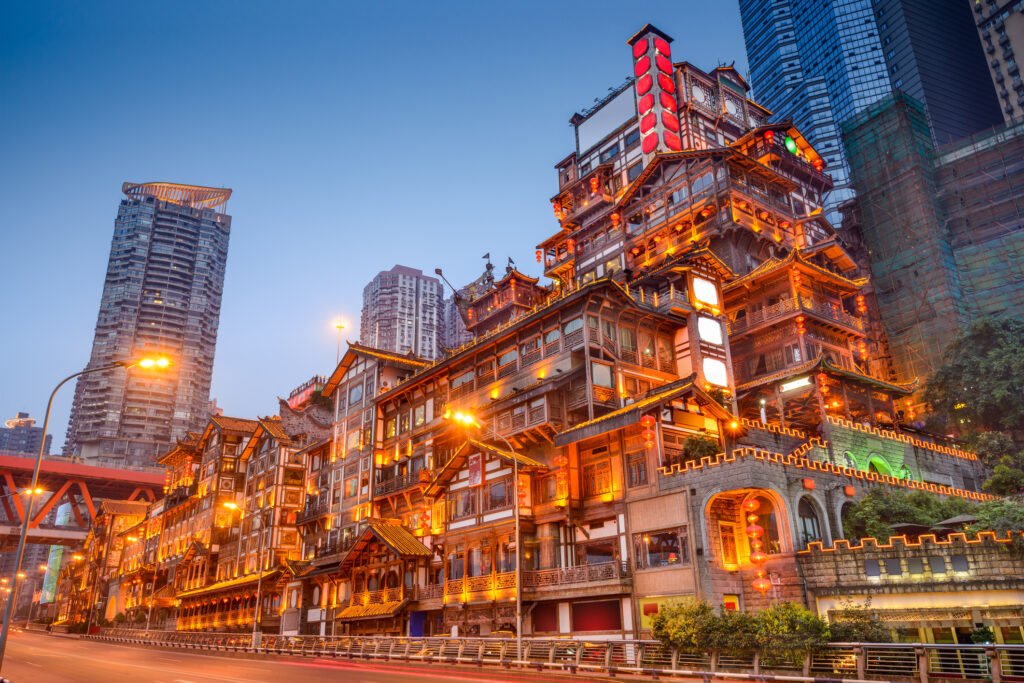 Chongqing, china famous place Chongqing, china famous place