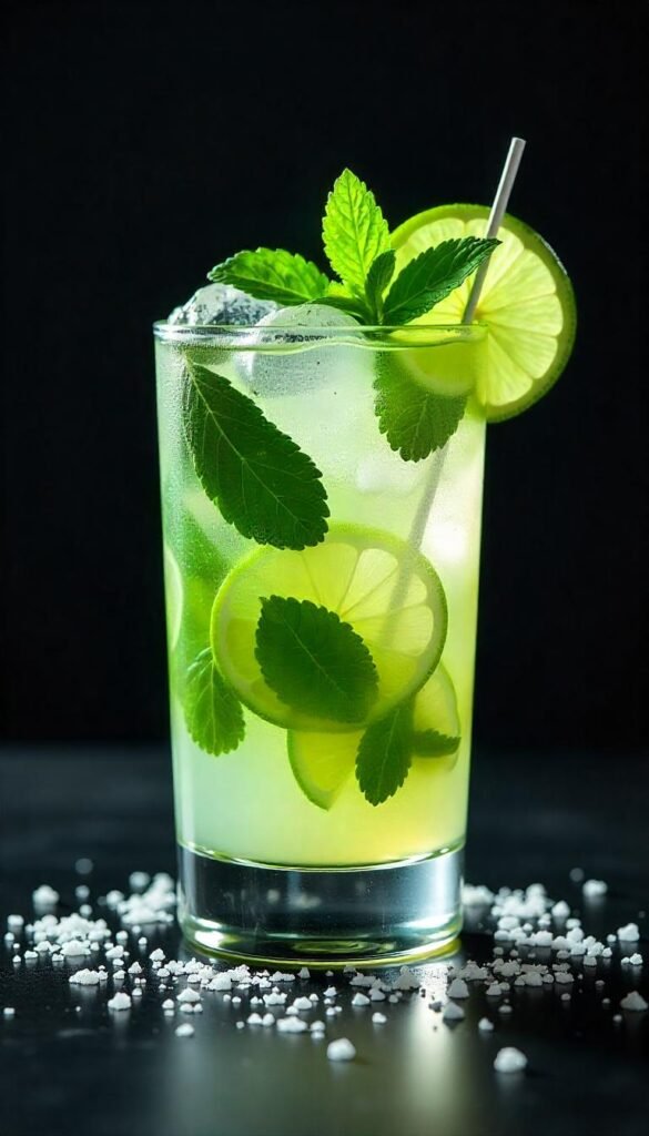 Refreshing Classic Mojito with Fresh Mint Refreshing Classic Mojito with Fresh Mint