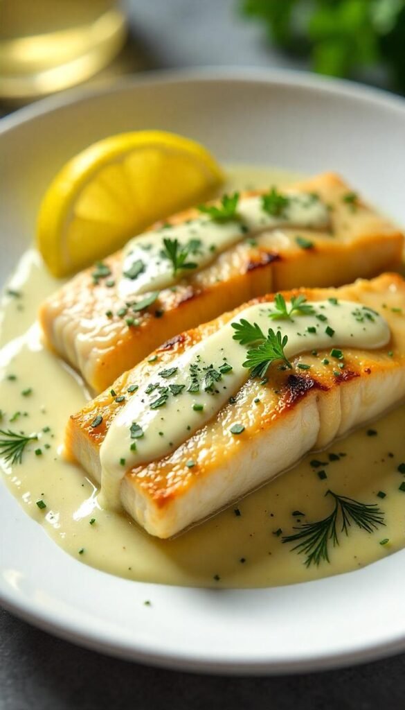 Zesty Lemon Herb Grilled Cod