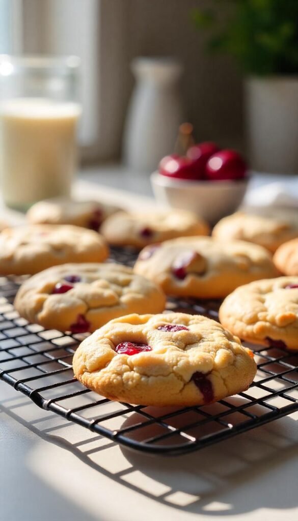 Chewy Cherry Almond Cookies Chewy Cherry Almond Cookies