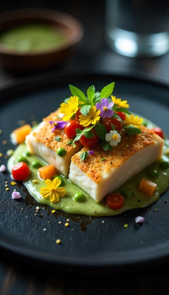 Refreshing Branzino Ceviche with Cilantro Lime Dressing