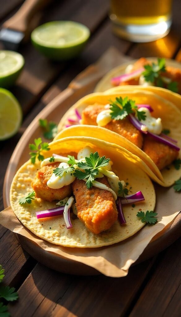 Zesty Fish Tacos with Crunchy Cabbage Slaw