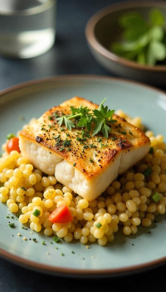 Lemon Dill Cod with Quinoa: A Refreshing and Light Dish