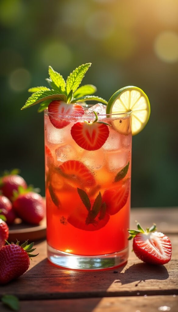 Refreshing Strawberry Mojito Refreshing Strawberry Mojito