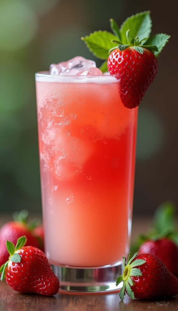 Refreshing Strawberry Coconut Cooler Refreshing Strawberry Coconut Cooler