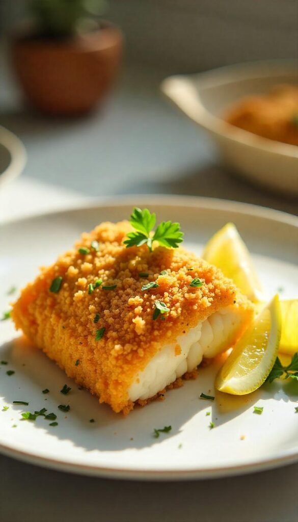 Crispy Panko-Crusted Baked Cod Recipe