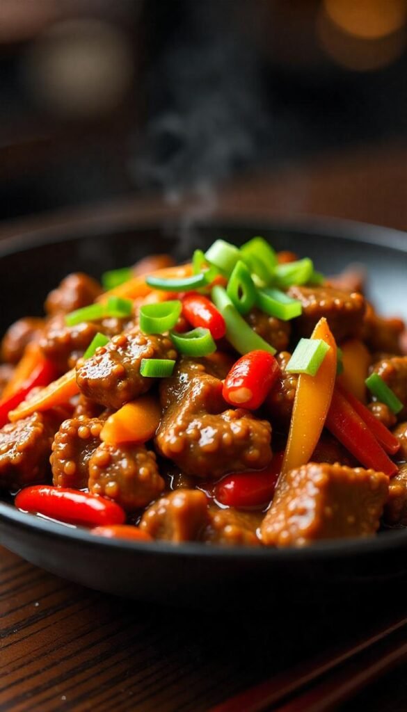 Spicy Szechuan Pepper Beef Stir-Fry Spicy Szechuan Pepper Beef Stir-Fry