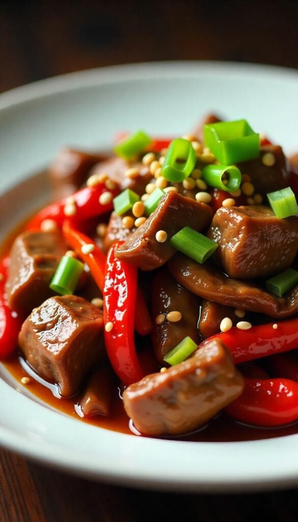 Spicy Szechuan Pepper Beef Stir-Fry Spicy Szechuan Pepper Beef Stir-Fry