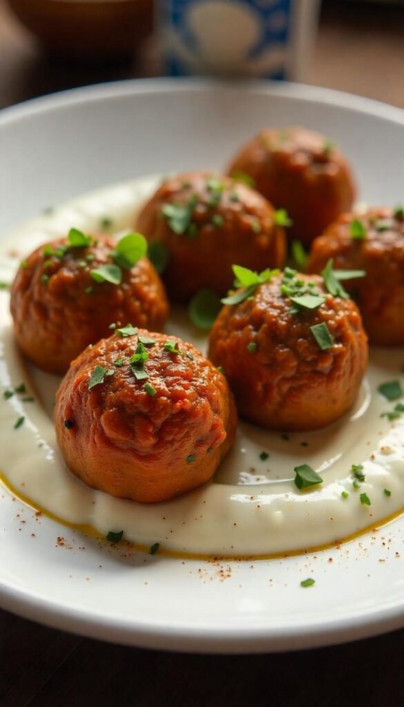 Savory Grilled Beef Kofta with Creamy Yogurt Sauce Savory Grilled Beef Kofta with Creamy Yogurt Sauce