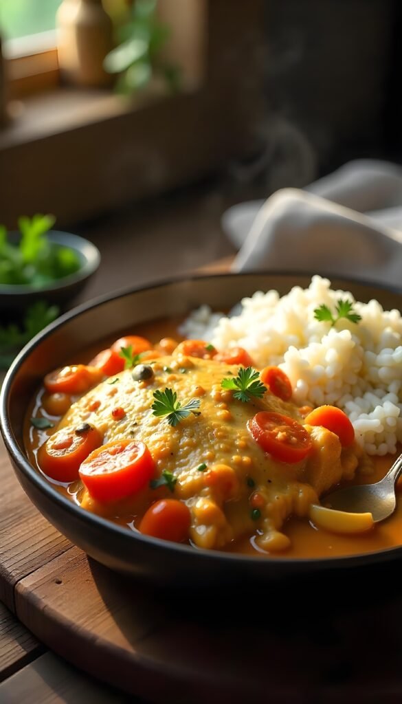 Savory Chicken and Vegetable Casserole Savory Chicken and Vegetable Casserole