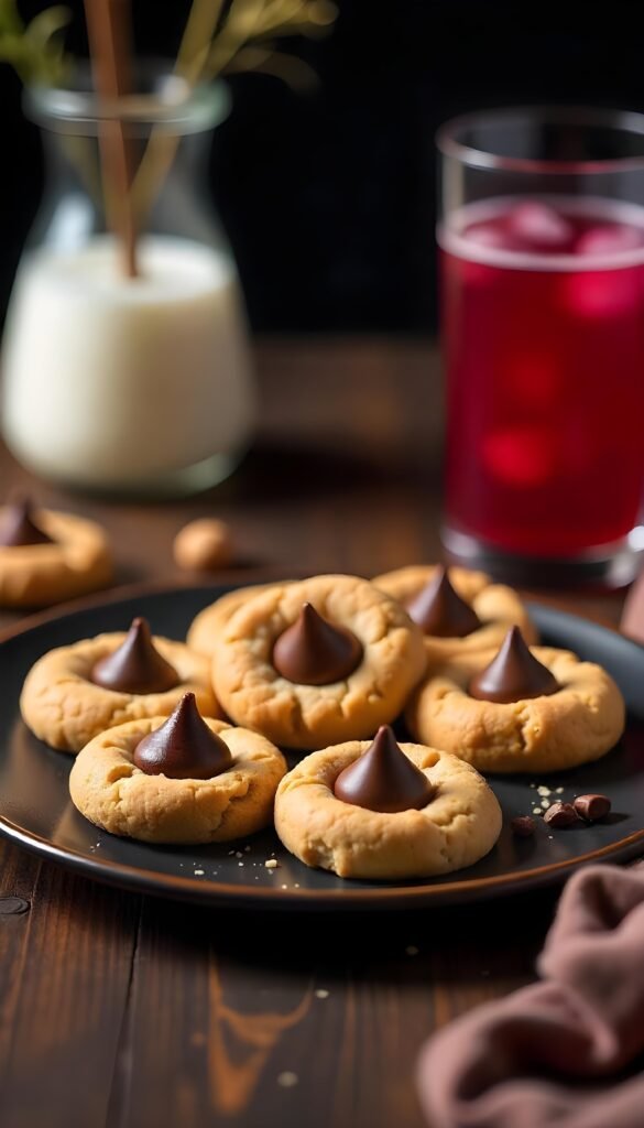 Classic Peanut Butter Blossoms with Chocolate Kisses Classic Peanut Butter Blossoms with Chocolate Kisses