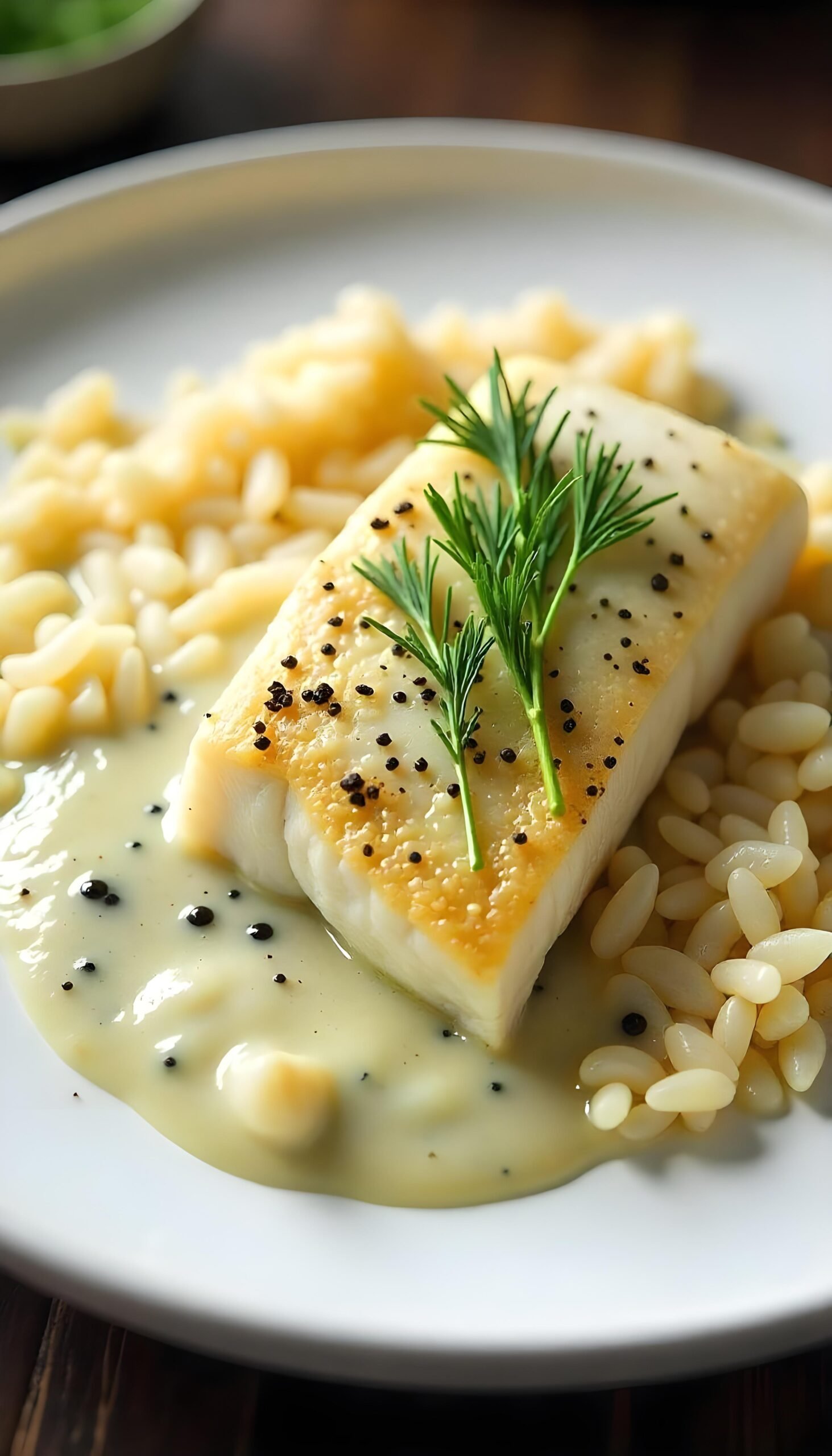 Pan-Seared Branzino Fillet with Creamy Dill Sauce - Epicurean Escape