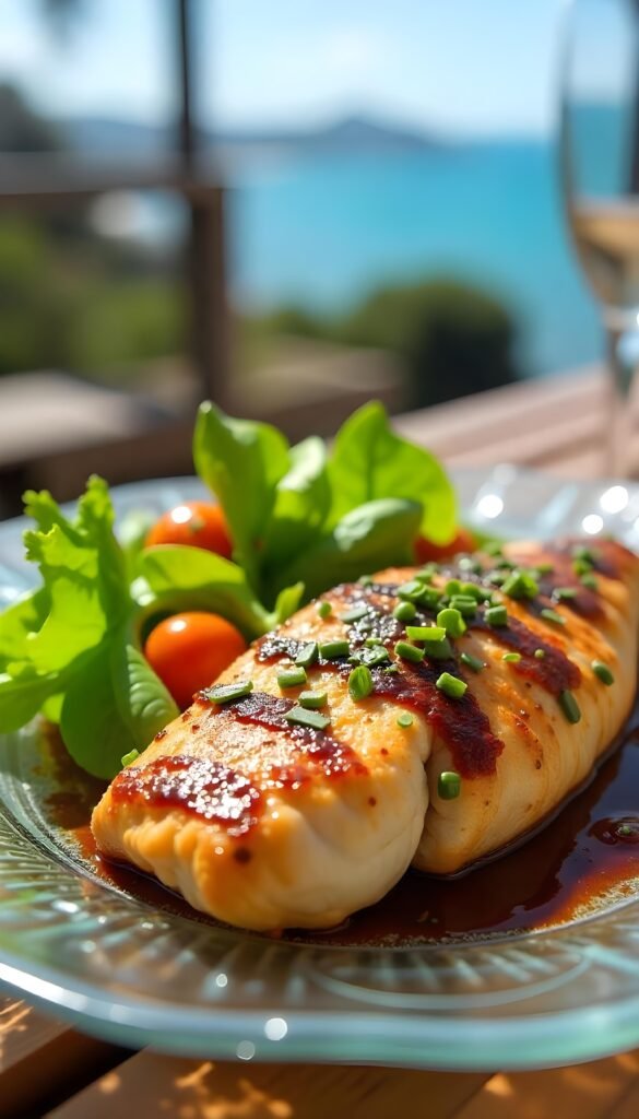 Grilled Branzino with Balsamic Glaze Grilled Branzino with Balsamic Glaze