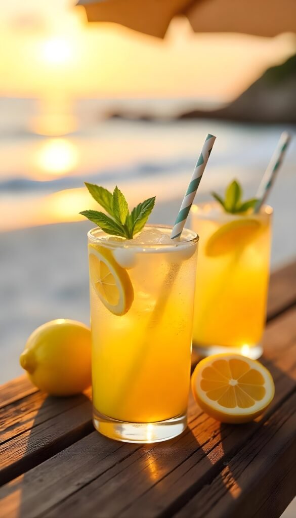 Refreshing Honey Bourbon Lemonade 