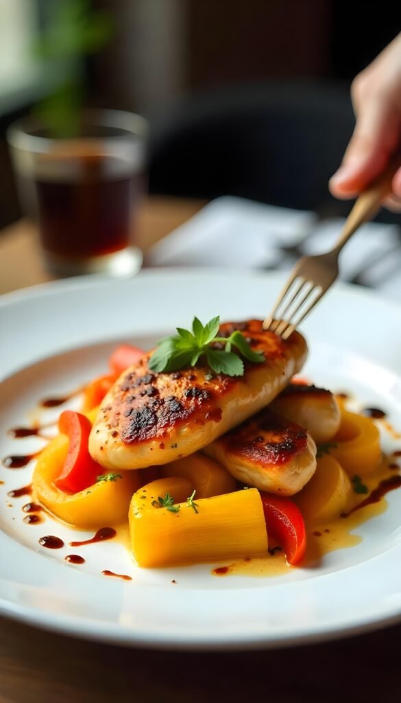 Savory Chicken Scarpariello with Sausages