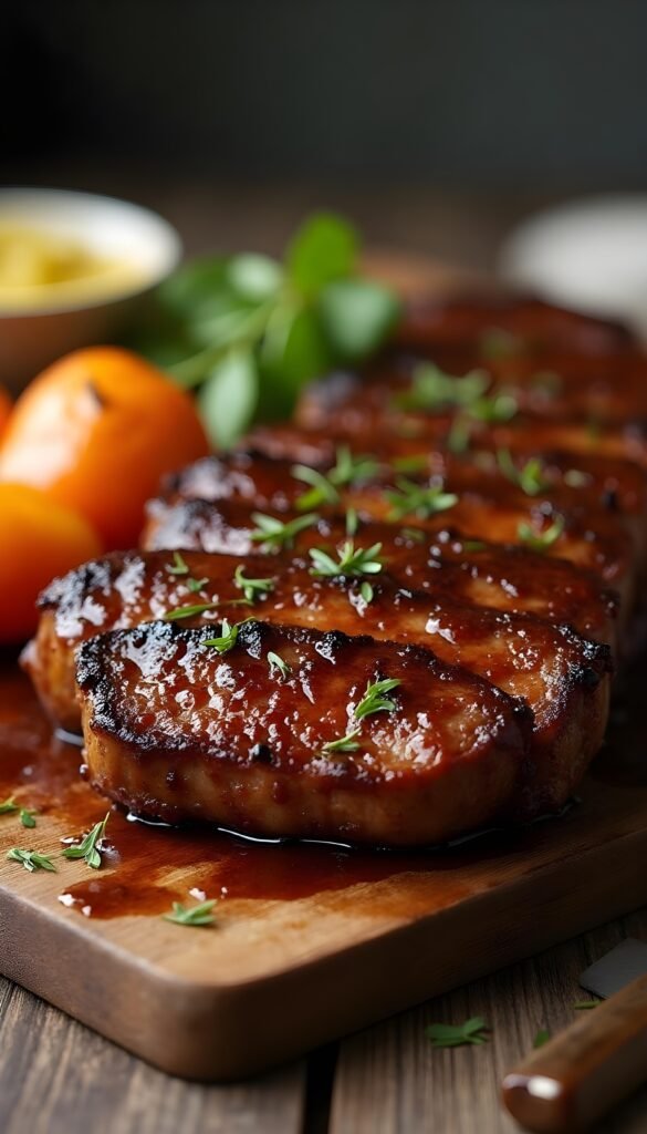 Savory Balsamic Glazed Flank Steak