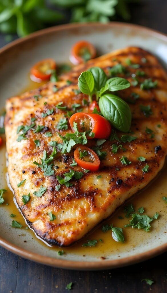 Herb-Infused Mediterranean Grilled Tilapia