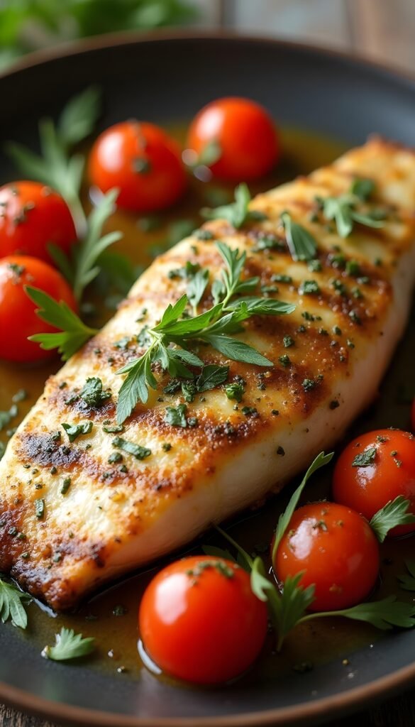 Herb-Infused Mediterranean Grilled Tilapia