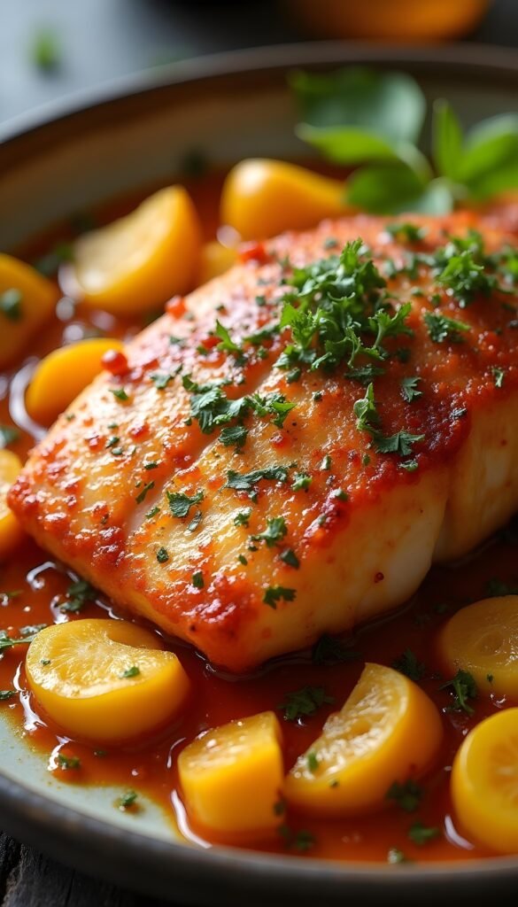 Spicy Jamaican Escovitch Tilapia