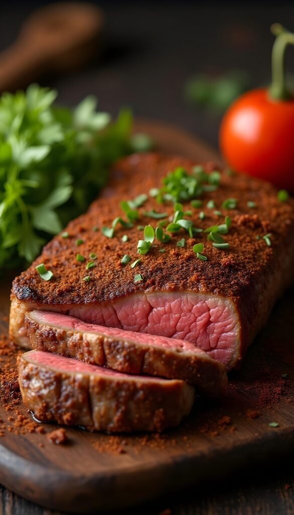Cajun-Spiced New York Strip Steak