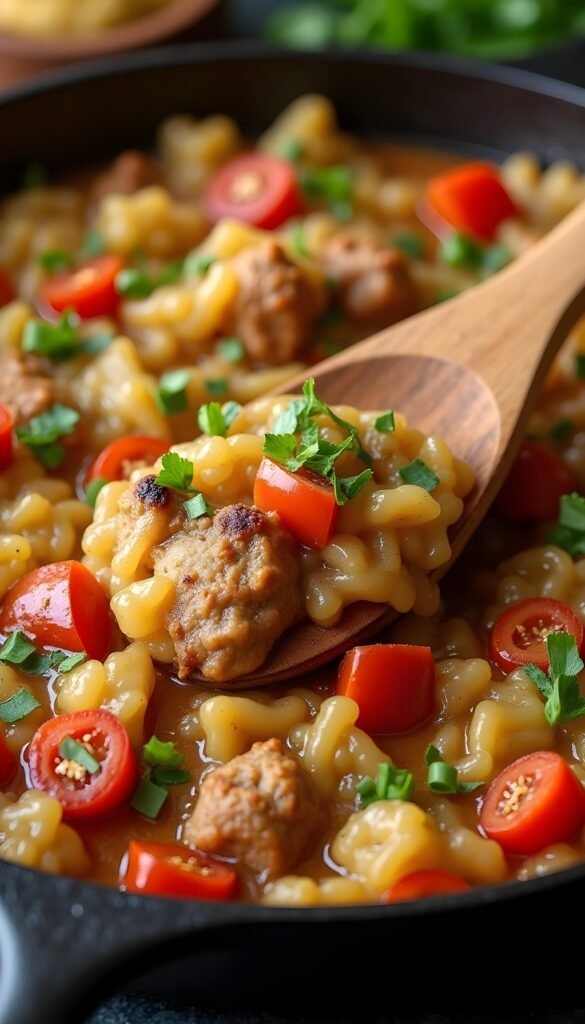 Savory Pork and Sauerkraut Skillet 