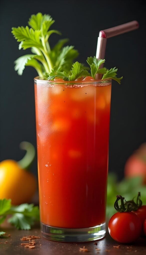 Zesty Spicy Vodka Bloody Mary