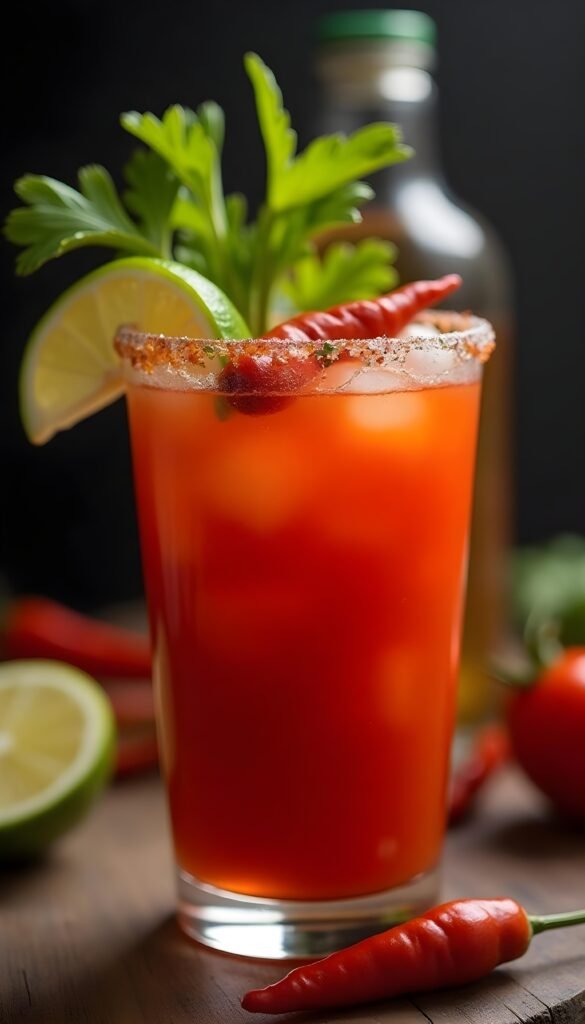 Zesty Spicy Vodka Bloody Mary