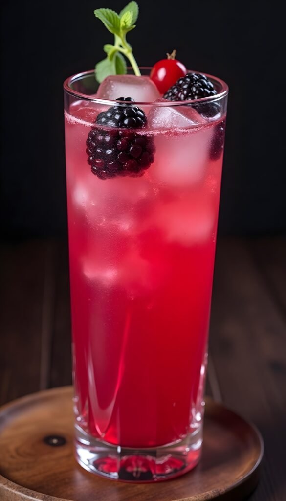 Berry Infused Bramble Cocktail