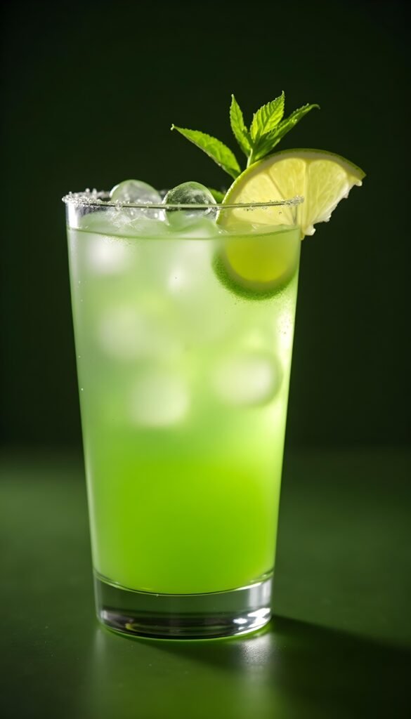 Classic Gimlet Cocktail with Fresh Lime