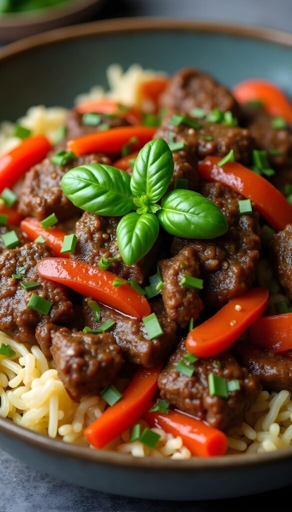 Flavorful Thai Basil Beef Stir-Fry