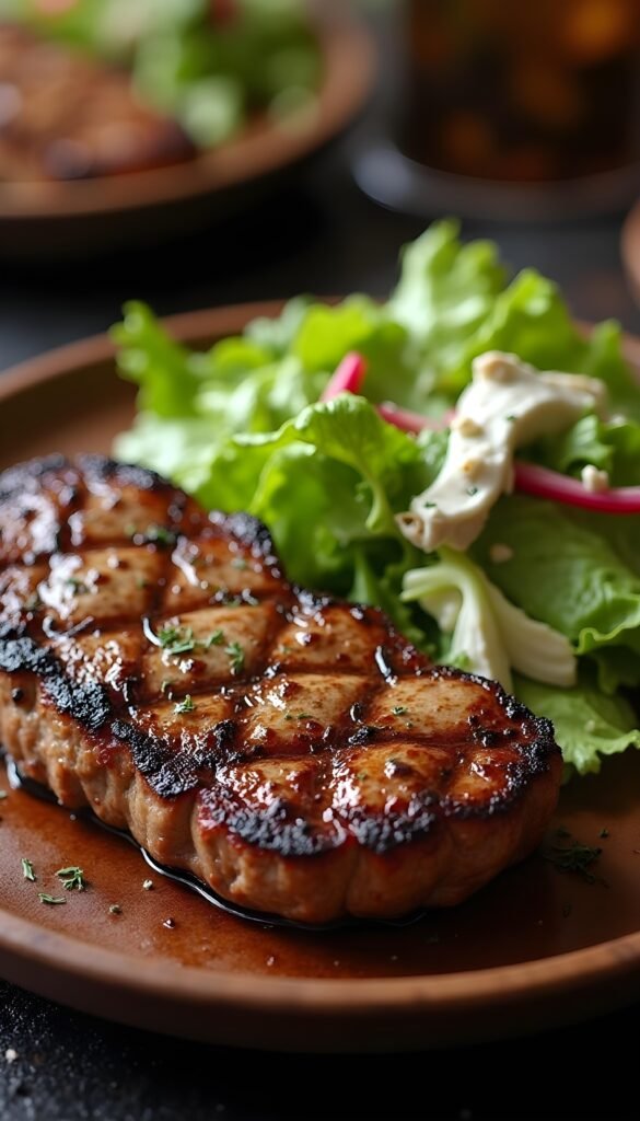 Grilled Steak and Blue Cheese Salad