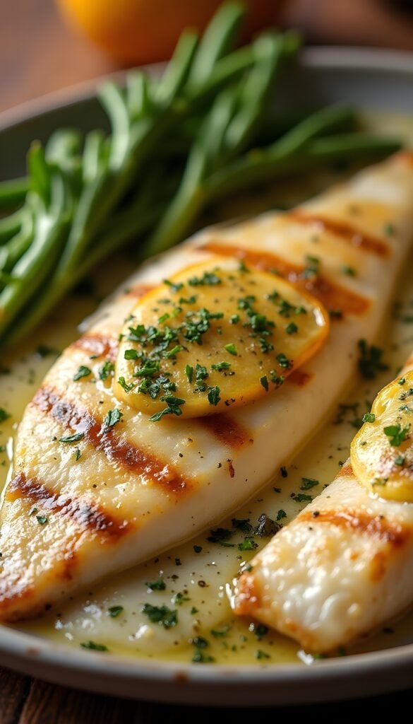 Grilled Tilapia with Savory Herb Butter