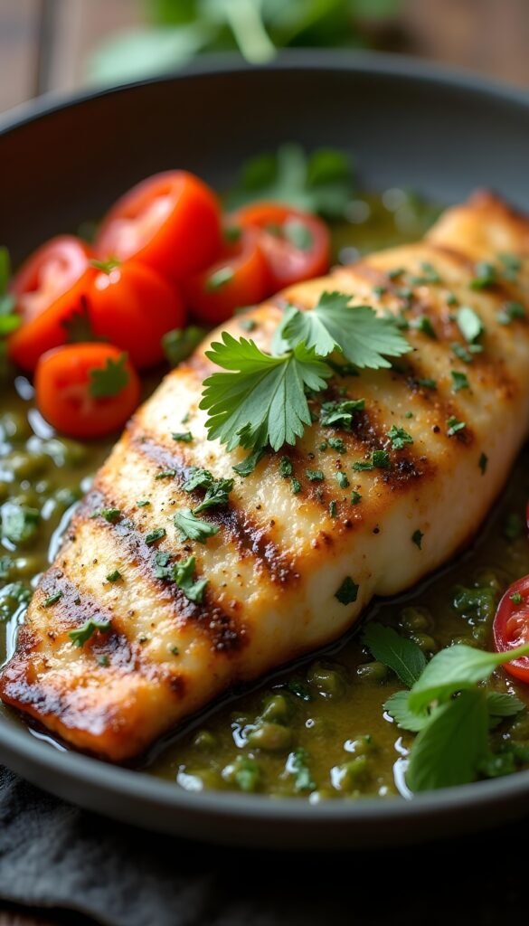 Herb-Infused Vietnamese Grilled Tilapia