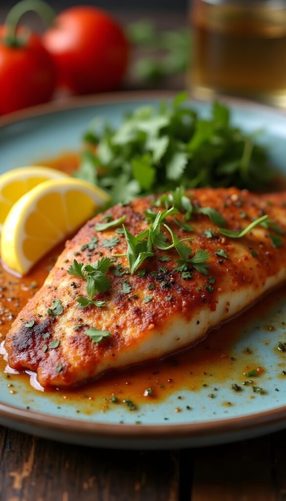 Moroccan Spiced Tilapia