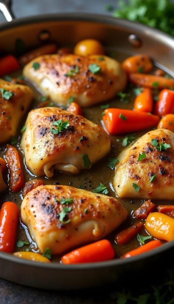  One-Pan Chicken and Roasted Vegetables