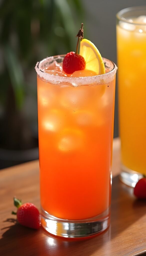 Refreshing Vodka Sunrise Cocktail