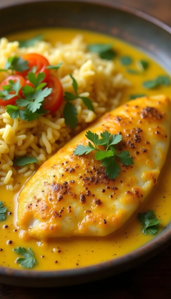 Spicy Sri Lankan Coconut Tilapia