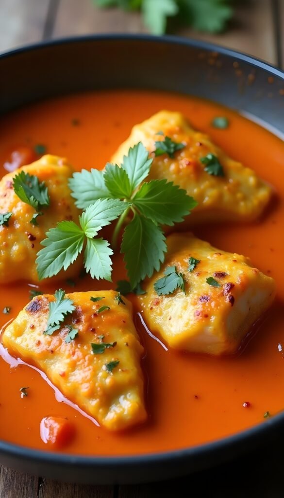 Spicy Thai Tilapia Curry with Coconut Milk
