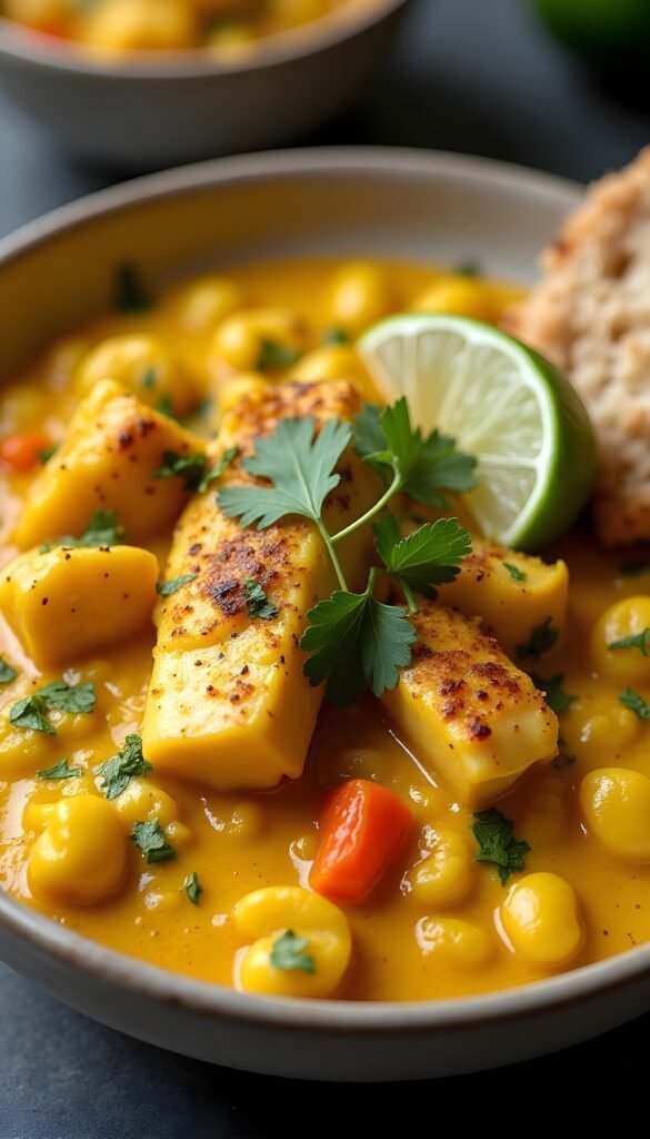 Tropical Mahi Mahi Coconut Curry