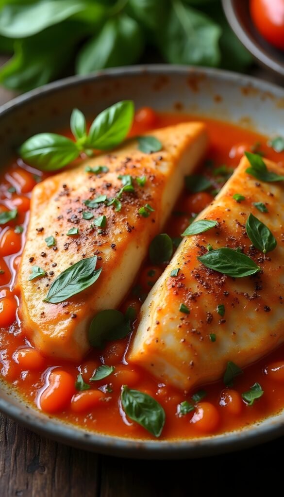 Spicy Thai Basil Tilapia