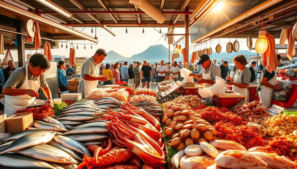 fresh seafood markets Jeju