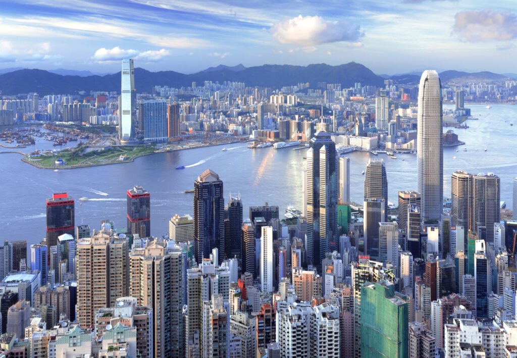 Hong Kong, Skyline view of city Hong Kong, Skyline view of city