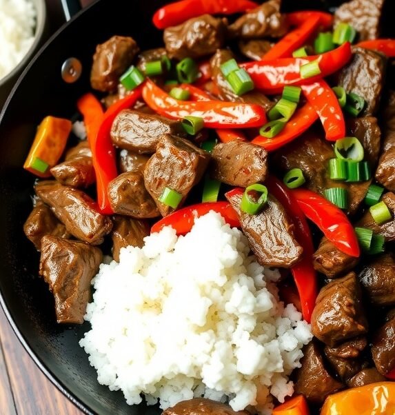Spicy Szechuan Pepper Beef Stir-Fry