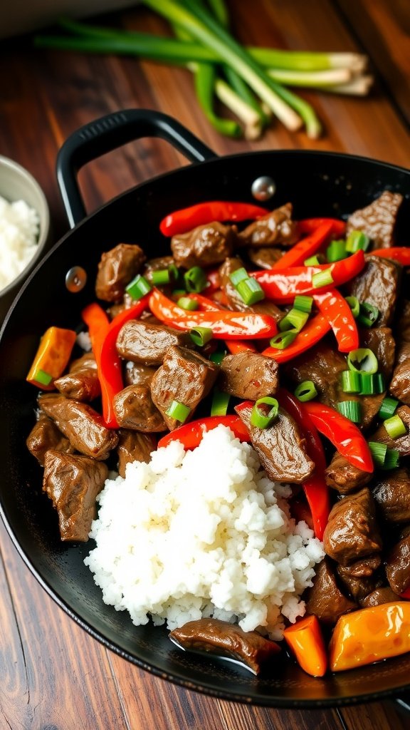 Spicy Szechuan Pepper Beef Stir-Fry Spicy Szechuan Pepper Beef Stir-Fry