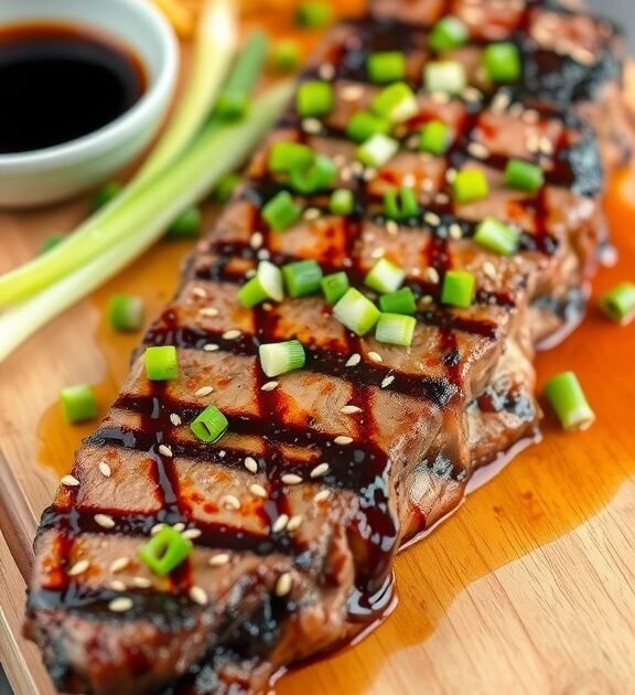 Flavorful Miso-Marinated Sirloin Steak