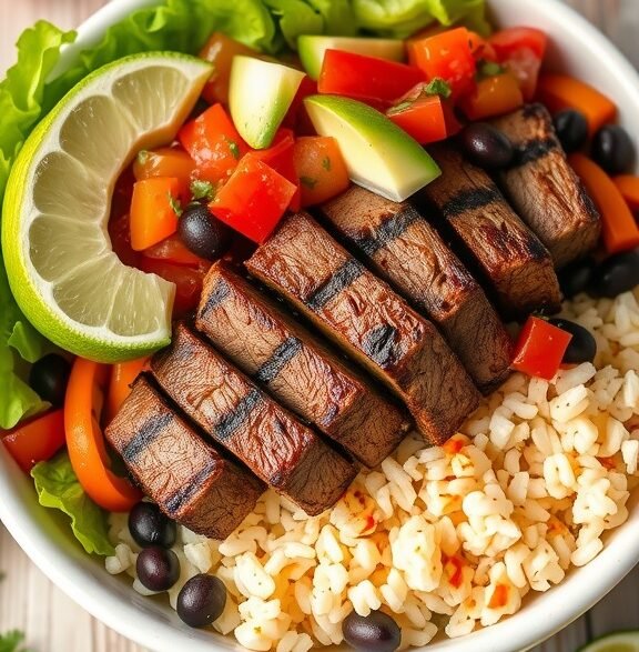 Savory Steak Burrito Bowl