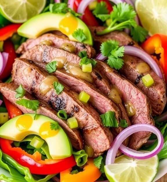 Zesty Chipotle-Lime Steak Salad