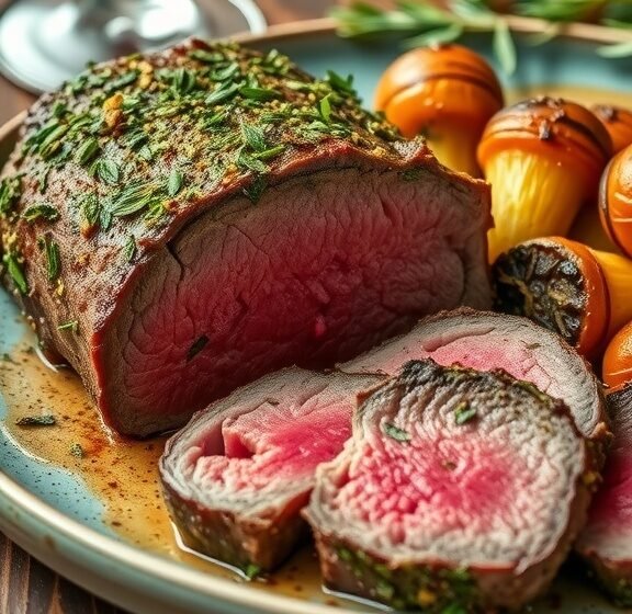 Savory Herb-Crusted Sirloin Steaks